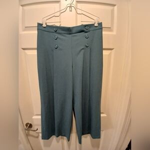 Elegant Teal Women's Pants